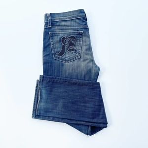 Rock & Republic Low Rise Medium Wash Skinny Jeans